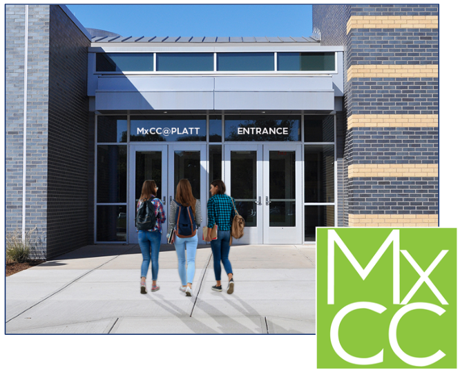 students approaching school doors